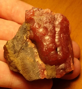 Incredibile Rhodochrositel rosso nodulare dal Kazakistan!!! - Foto 1 di 3