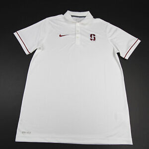 Stanford Cardinal Nike Dri-Fit Polo Men's White Used
