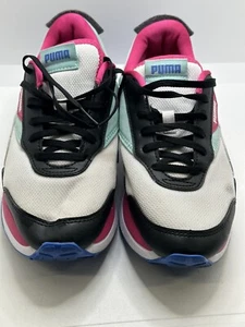 Puma Cruise Rider Flair Low Womens Casual Shoes White Pink 381654-01 Size 7 - Picture 1 of 13