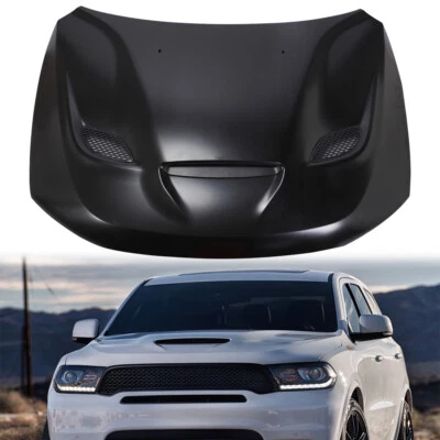 Front Hood Panel Bonnet For 2011-2023 Dodge Durango Aluminum Primed Black - Imagem 1 de 4