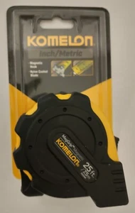 KOMELON Tape Measure - 25Ft/7.5Mts Maggrip Measuring Tape with Magnetic Hook - Picture 1 of 2