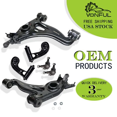 Front Lower Upper Control Arms w/ Ball Joints For Mercedes C230 SLK230 SLK320 - Image 1 of 4