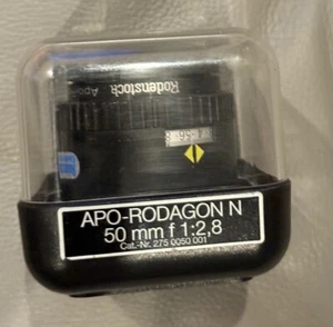 Rodenstock 50mm f2.8 APO Rodagon N Enlarging Lens - In Jewel Case - Excellent - - Picture 1 of 11