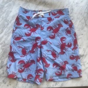 Janie And Jack Boys Bathing Suit Size 6 Lobsters Crabs Blue - Picture 1 of 17