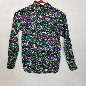 Blusa LAUREN RALPH LAUREN Floral L/S Puños Abotonada Multicolor Talla PXS - Imagen 1 de 8