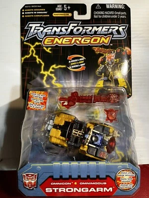 New 2003 Transformers Energon “Strongarm”Figure Robot Hasbro NOS 12” X 7.5” - Image 1 of 2