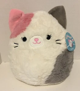 Squishmallows Karina The Cat Plush Pink & Grey 12 Inches Fuzz A Mallow NWT - Picture 1 of 5