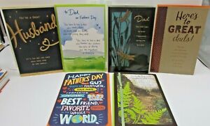 6PK American Greetings Fathers Day Cards Husband & Dad NEW W/Envelopes