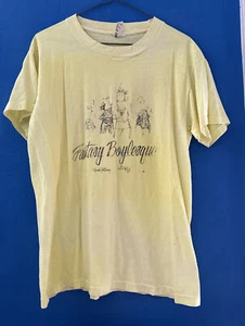 Vintage Fantasy Boylesque T Shirt Single Stitch Unisex Rare (S63) - Picture 1 of 8