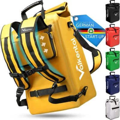 Valkental ValkOne 3in 1 Gepäckträgertasche Rucksack gelb - Bild 1 von 4