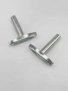 Replacement Key for Music Box Movements Nickel size 2.5cm 2pcs - Picture 1 of 3