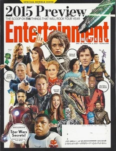2015 Preview Entertainment Weekly Jan 2015 Star Wars Jurassic World Mad Max - Picture 1 of 1