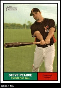 2010 Topps Heritage #165 Steve Pearce Pirates 8 - NM/MT - Picture 1 of 2