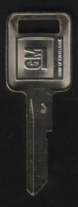 GM Logo Ignition Key Blank  "J" For BUICK GMC Vehicles 320470 B46 - Picture 1 of 1