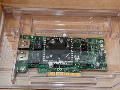 SuperMicro AOC-STG-I2T 2-port 10GbE Adapter Network Card  X540-AT2 Low Profile - Image 1 of 3