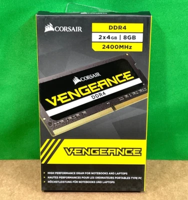 Corsair Vengeance 8GB PC4-19200 DDR4 SO SDRAM DIMM Kit CMSX8GX4M2A2400C16 ❤️️✅❤️ - Image 1 of 2