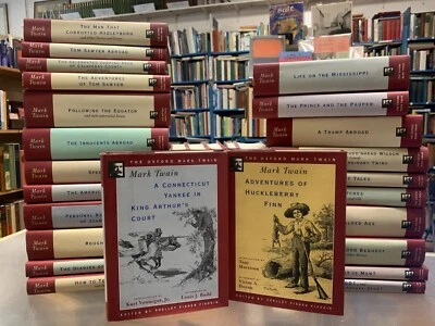 The Oxford Mark Twain: 29 Volume Set (Complete) Hardcover 1996 Foto 1 de 4