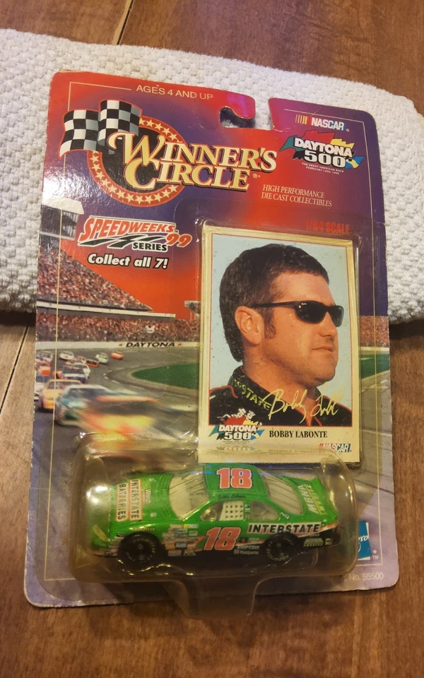 Winners Circle 1/64 NASCAR diecast #18 Interstate MBNA Bobby Labonte 1998 NIP - Image 1 of 1