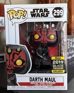 Funko Pop! Star Wars: DARTH MAUL #299  2019 Galactic Convention Exclusive - Picture 1 of 6
