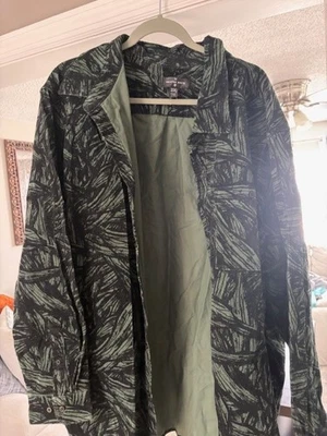 Houston Blanco Target Hombres Pana Camisa Chaqueta/Sobrecamisa 3XL Totalmente Nueva Foto 1 de 4