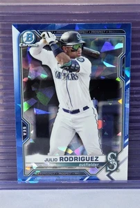 Julio Rodriguez 2021 Bowman Chrome Sapphire Baseball #BCP-86 (Seattle Mariners) - Foto 1 di 2