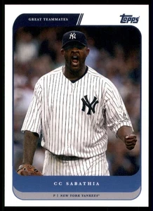2020 Topps x Derek Jeter #38 CC Sabathia - Picture 1 of 2