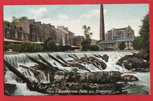 CUMBRIA. ULVERSTON BACKBARROW FALLS AND MILL CHIMNEY - Picture 1 of 1