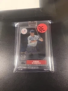 Topps Clearly Authentic 2022 Paul O'Neill automático - Yankees - negro/75 - Imagen 1 de 4