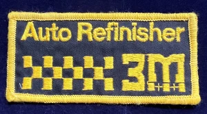 3M AUTO REFINISHER CLOTH PATCH BADGE - Picture 1 of 3