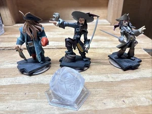 Disney Infinity Pirates Of The Caribbean Davy Jones Captain Barbossa Jack - Picture 1 of 10