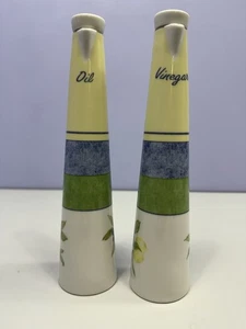 Vintage Royal Doulton "Carmina" Öl und Essig Set mit Stopfen. 1999 Auslaufmodell - Bild 1 von 7