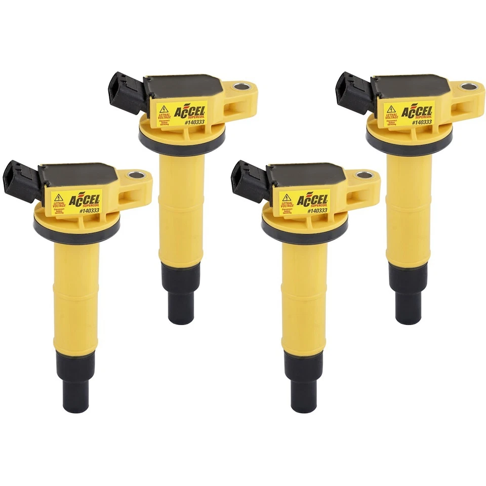 Комплект из 4 катушек зажигания 140333-4 Accel для Toyota Matrix Lexus HS250h Scion tC - Изображение 1 из 1