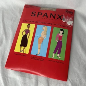 Spanx Body Shaping Strumpfhose ohne Fuß - Größe A Nude Super Control Neu - Bild 1 von 3