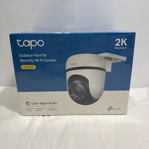 TP-Link Tapo 2K Outdoor Pan/Tilt Security Wi-Fi Camera, 360° View ~ NEW SEALED - Picture 1 of 6
