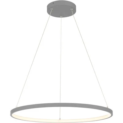 Access Lighting 52067LEDD-GRY/ACR Anello LED 16 inch Gray Pendant Ceiling Light - Image 1 of 4