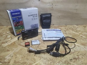 Olympus VG-140 Digital Camera 14 Mp in Black, Battery, Case, Cables, Memory - Picture 1 of 9