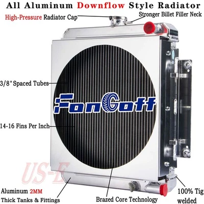 Radiador para minicargadora Mustang 930 920 940 Owatonna 930 920 940 42035548 Foto 1 de 4