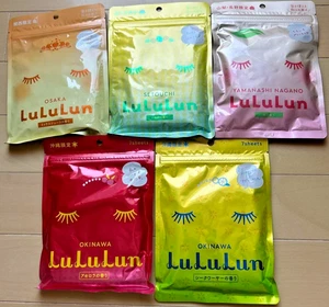 LuLuLun Face Mask 5-Pack – Osaka, Setouchi, Yamanashi Nagano, Okinawa – Japan - Picture 1 of 7