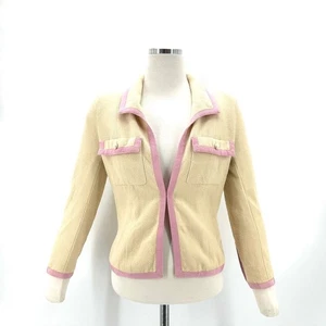 CHANEL Pearl CC Logo Button Tweed Jacket 140029034 - Picture 1 of 6