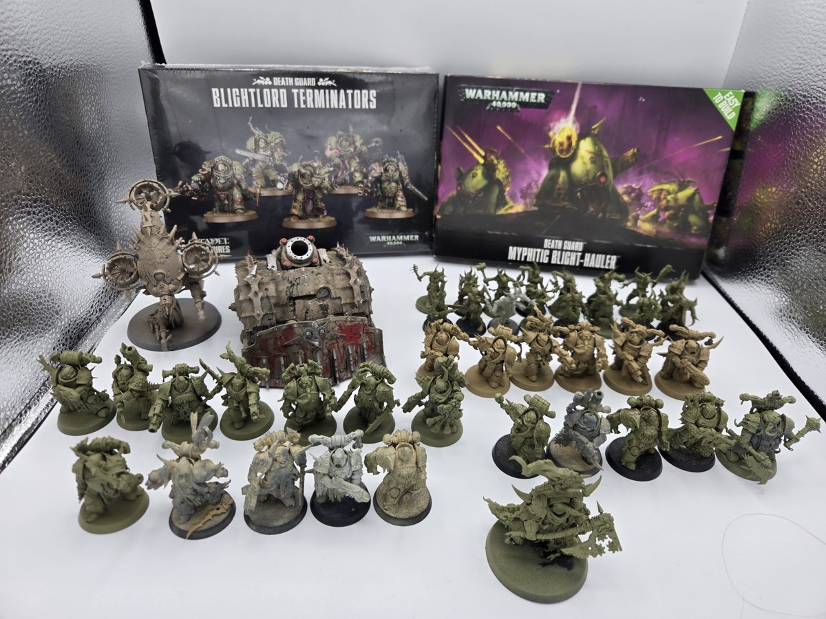 ウォーハンマー40K Death Guard Army 40k - Death Guard Army - Minis For War Painting Studio