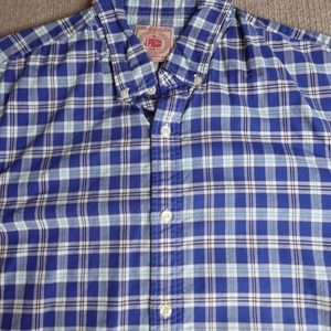 J. Press Hemd XL blau kariert Button Down Oxford OCBD kariert - Bild 1 von 9