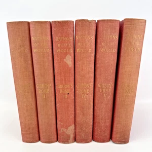Nationen der Welt: GIBBON'S Rise And Fall Of Rome Volumes 1-6 HC / 1899-1901 - Bild 1 von 8