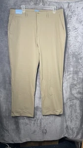 Pennington & Bailes  Mens Golf Pants Khaki Beige Tan Stretch  Size 42w X 32 - Picture 1 of 8