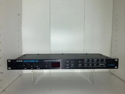 Alesis Microverb III Digital 16 Bit Reverb & Delay Effects 1U Rack Unit TESTED - Image 1 of 4
