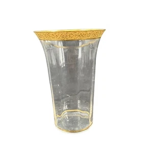 Rare Antique Tiffin Franciscan Minton Gold Rim Ice Tea High Ball Glass - Picture 1 of 8