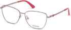 GUESS GU2779 072 Pink Metal Cat Eye Optical Eyeglasses Frame 55-14-140 GU 2779