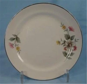 Hall Springtime Bread Plate Flowers Vintage Retro Mid Century - Picture 1 of 5