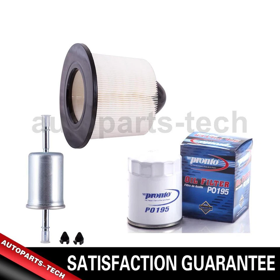 3x Filtro de aceite de motor Pronto filtro de aire filtro de combustible para Ford F-150 2006 2007 2008 Foto 1 de 4