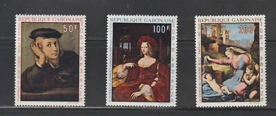 Gabon Stamps Scott  C102 - C102B  Paintings Mint Never Hinged Fine - Very Fine - Image 1 of 2