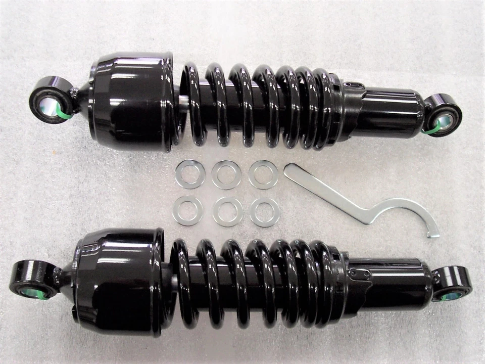 Amortiguadores cortos negros de alta resistencia Suzuki VS700-VS800 Intruder S50 Boulevard 12" Foto 1 de 1